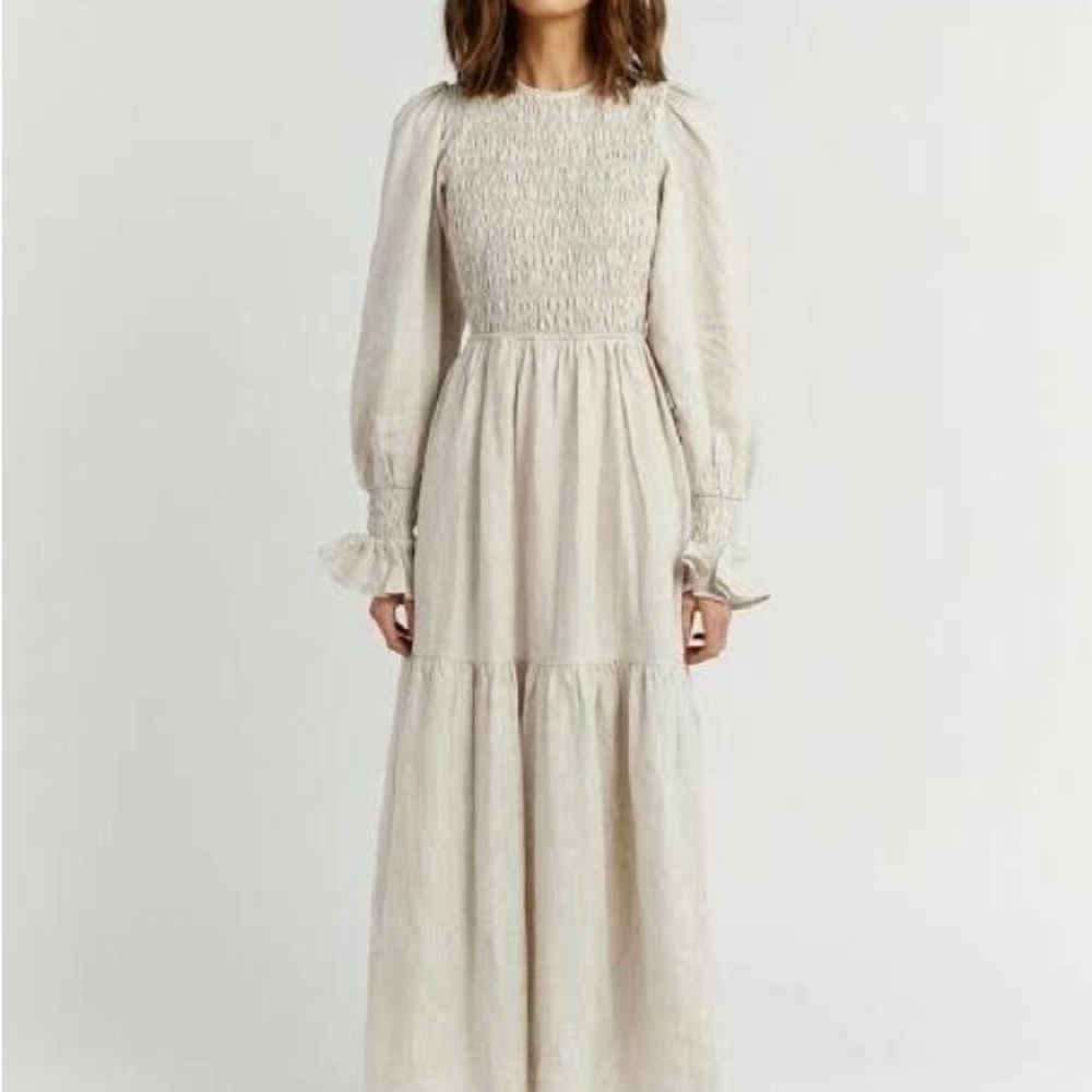 DISSH Linen Maxi Dress
